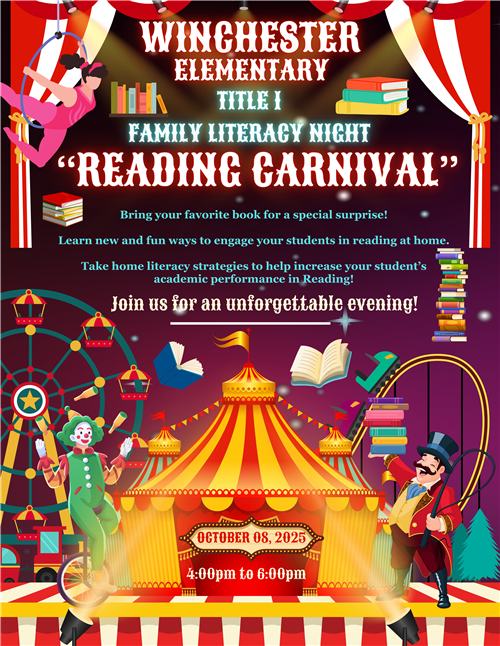 WES TITLE 1 FAMILY LITERACY NIGHT CARNIVAL